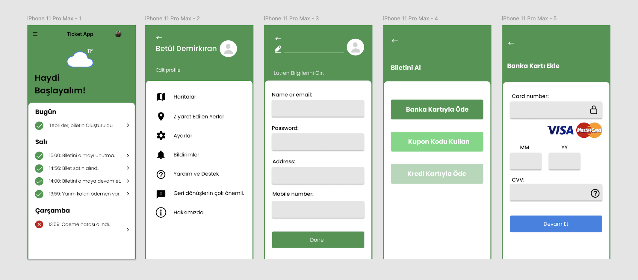 Ticket Mobile App